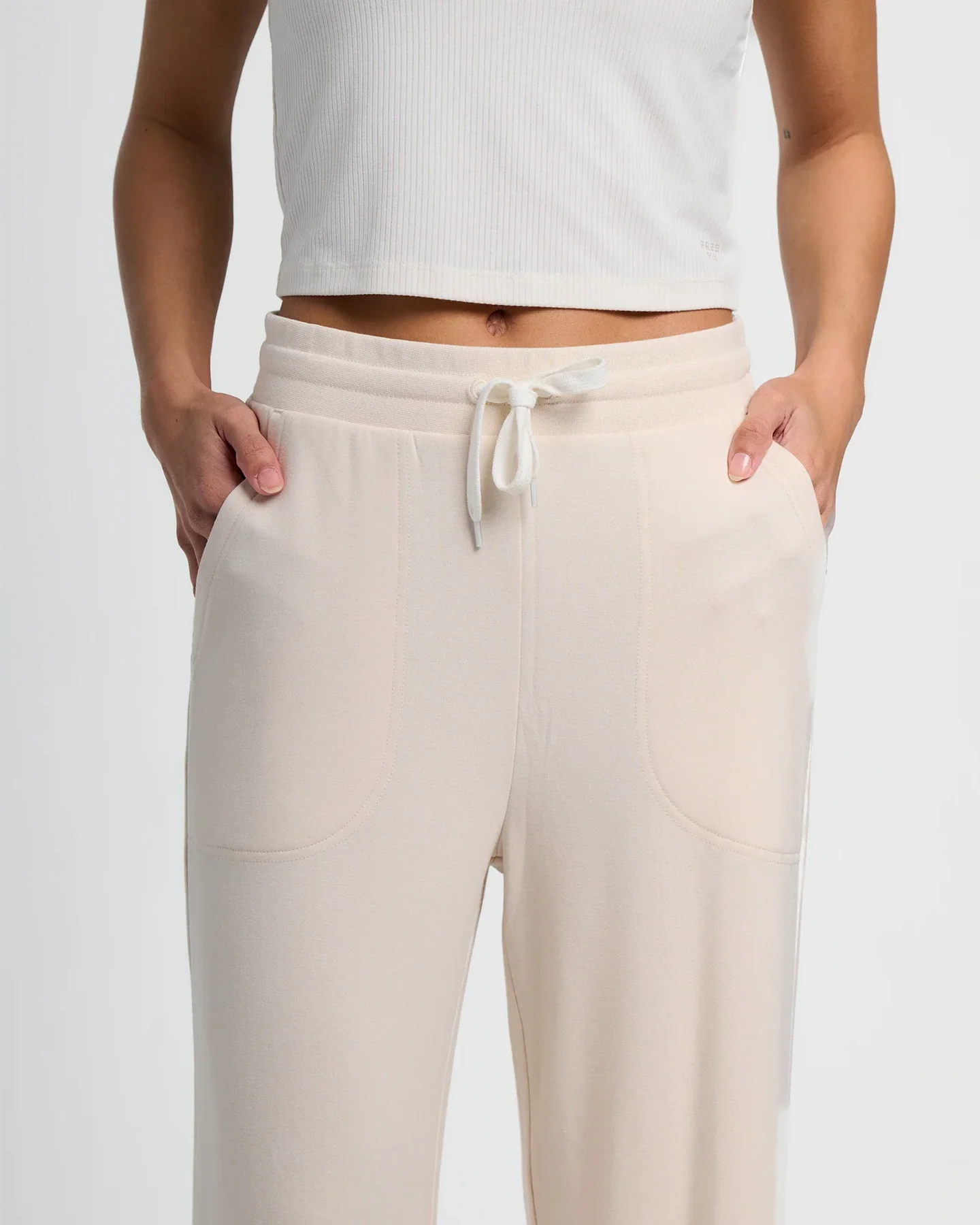 Women's Bamboo Lightweight Fleece Wide Leg Pant