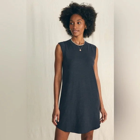 Sunwashed Slub Muscle Dress