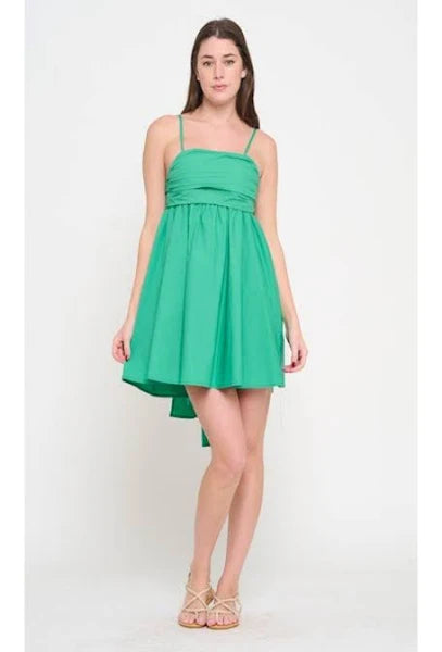 Cycladic Leaf Short Dress